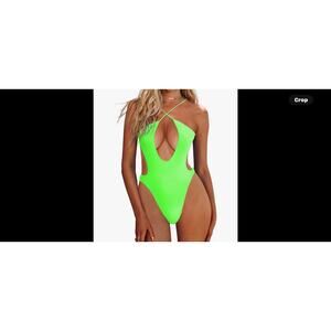 Women's Sexy Criss Cross Halter Bathing Suit Cut Out Backless Monokini Swimsu...